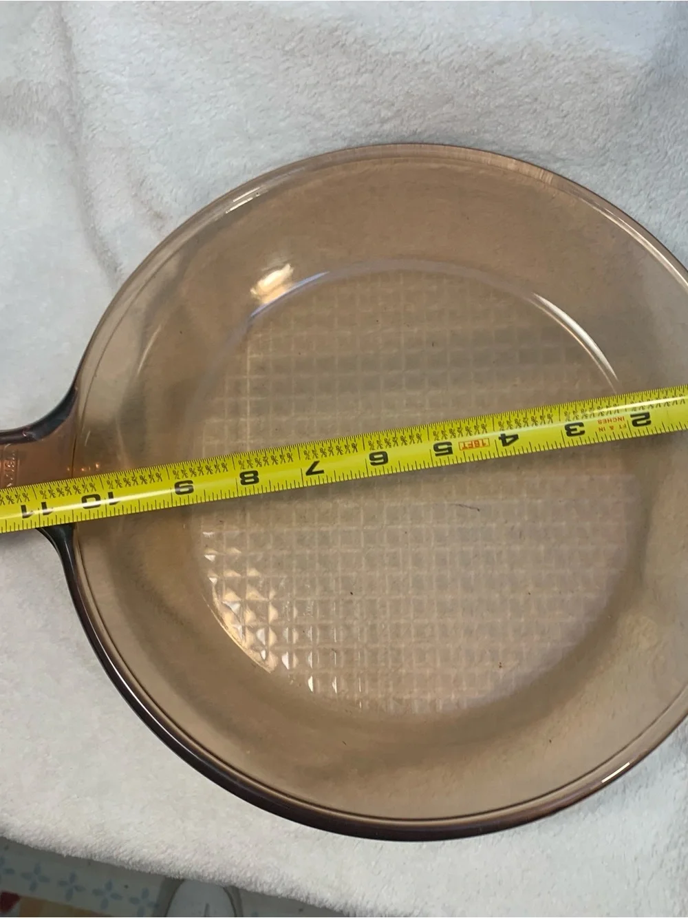 Corning Visionware Amber Brown Skillet